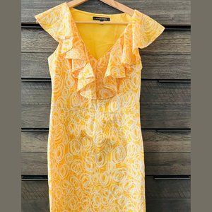 NWT Cynthia Steffe Summer Yellow Dress Size 4